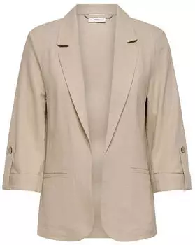 Only ONLGOA 3/4 Unlined Linen Blazer (15363727) oxford tan
