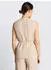 Tom Tailor Crinkle Blazer-Weste mit Leinenanteil sand stone beige melange
