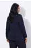 Ulla Popken Jersey Blazer mit Rollkanten und Reverskragen (841163) dunkles marine