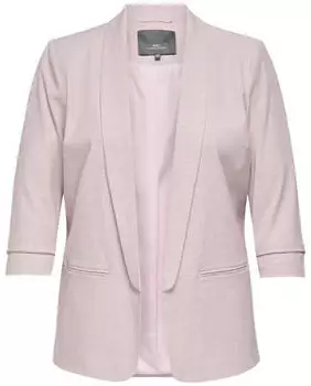 Only CARELLY 3/4 Life Blazer WVN burnished lila detail:melange