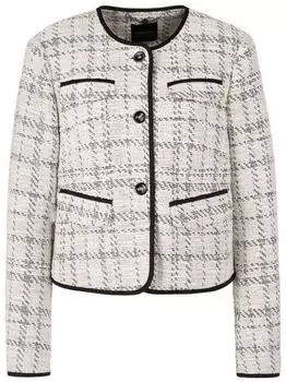 Marc Cain Regular Fit Blazer mit Paspeltaschen (ZC 31.13 J32) smoke