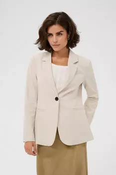 Kaffe KASakura Blazer Tight Fit hellbeige