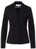 Comma Taillierter Blazer aus weichem Jersey mit Reißverschlusstaschen schwarz (2176807.9999)