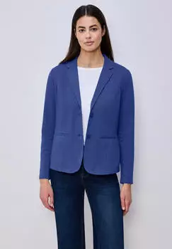 Street One Frauen Basic Jersey Blazer in Blau Gr: (A21296617396)