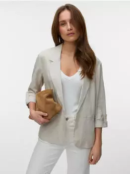 Vero Moda VMROSIE 3/4 Loose Blazer Regular Fit (10346915) moonbeam
