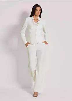 Madeleine Kurzblazer mit Regular Fit wei&szlig;