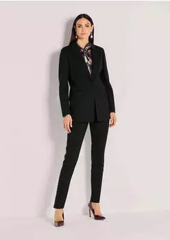 Madeleine Jersey Blazer Eleganter Longblazer mit Stretch-Komfort (74836356) schwarz