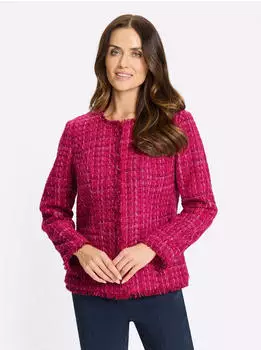 Heine Bouclé Blazer (41136811) fuchsia/rot/meliert