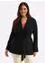 Sheego Shirtblazer Jacket Blazer (86903605) schwarz