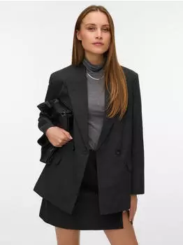 Vero Moda VMHARUKI Jersey Fr&uuml;hlingsblazer (10341616) dunkelgrau melange