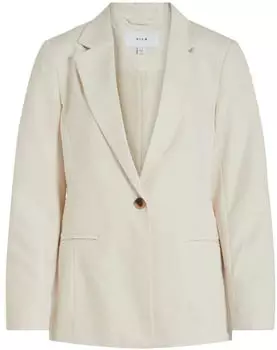 Vila Straight Blazer NOOS Regular Fit (14079590) birch