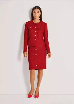 Madeleine Blazer Kurzblazer im Couture-Stil (85328727) rot