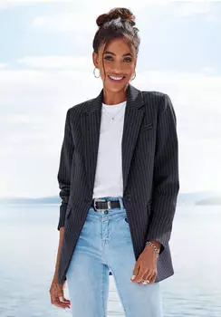 Lascana Blazer marine/wei&szlig;