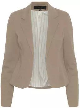 Vero Moda VMLULU Classic Zipper Pocket Blazer dunkelbeige