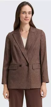 Tom Tailor Blazer mit Stretch-Anteil (1048644) braun