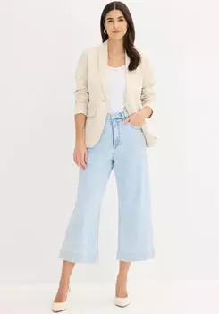 bonprix Jackenblazer Slim Fit hellsand
