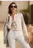 Madeleine Blazer Jersey-Blazer mit femininem Schnitt cappuccino/wollweiß