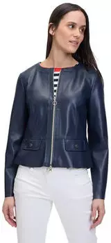 Betty Barclay Blazer Jacke mit Rei&szlig;verschluss (4514/2738) dunkelblau