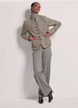 Madeleine Kurzblazer mit Stehkragen (23518351) taupe/greige
