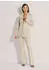 Madeleine Floraler Jersey-Blazer in langer Form (14869818) kiesel