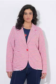 Ulla Popken Blazer leicht tailliert Reverskragen (824355) coralle