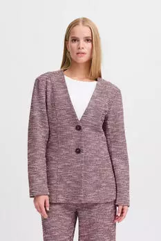 ICHI IHKATE Blazer Fitted (20125625) pink berry boucl&eacute;