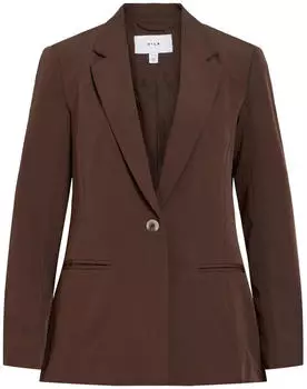 Vila VILOWNY Straight Blazer Loose Fit coffee bean