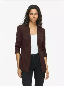 Vila Viher New 3/4 Blazer/su-noos (14039434) coffee bean