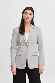 ICHI Jerseyblazer Kate (20121368) graumeliert