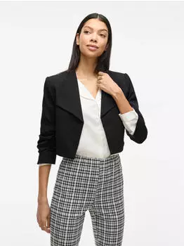 Vila Viher New 3/4 Blazer/su-noos (14039434) schwarz