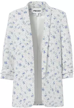 Pieces Bossy Loose Blazer (17126850) blau/hellblau/grün/weiß