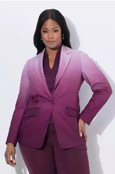 Ulla Popken Blazer Oversized pflaume/orchidee/dunkellila