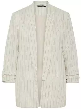 Pieces Pcboss 3/4 Blazer Noos (17090996) birch stripes:schwarz