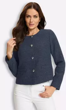Heine Blazer Jacke (38882169) rauchblau/hellblau