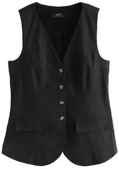 Next Fashion Damen Anzugweste schwarz