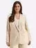 Sheego Leinenblazer (92693627) champagner/goldfarben