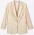 Sheego Leinenblazer (92693627) champagner/goldfarben