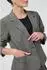 Kaffe KAellie Blusenblazer (10510718) grau melange/chalk stripe