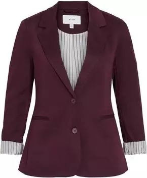 Vila VISAGA Slim Jersey Blazer weinrot