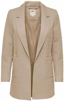 Only ONLBAKER-Linea L/S Coatigan (15218396) irish cream/white melange