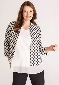 Frank Walder Jackenblazer schwarz/ecru