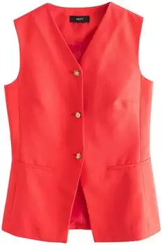 Next Fashion Strickweste hellrot