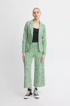 ICHI Jerseyblazer Kate (13690660) greenbriar ikat print