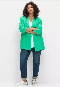 Sheego Long Blazer (331191_40) blattgr&uuml;n