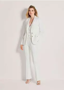 Madeleine Jerseyblazer Eleganter Longblazer mit Stretch-Komfort (92522500) wei&szlig;