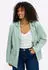 Sheego Blazer Kurzblazer (12232623) kalkmint