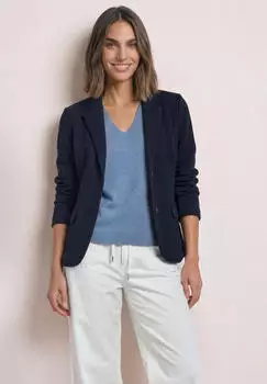 Street One A213127 Kurzblazer mit Revers Washed (A21312717915) dunkelblau