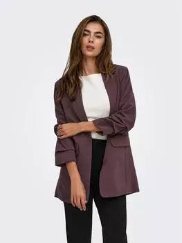 Only Onlkari L/S Stitch Boucle Loose Blazer (15376787) weinrot