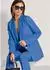 Madeleine Floraler Langer Jersey-Blazer (32781765) azurblau