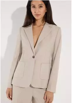 More & More Short Interlock Jack Short Jacket greige